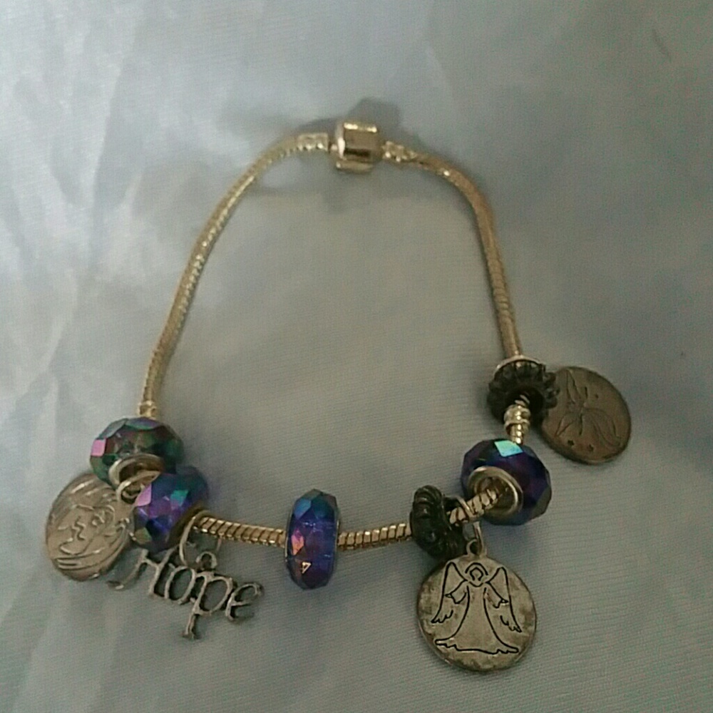 Angel bracelet for hope sterling
